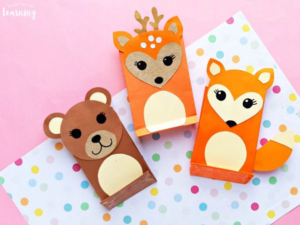 Paper Bag Fox Craft - Easy Paper Crafts for Kids