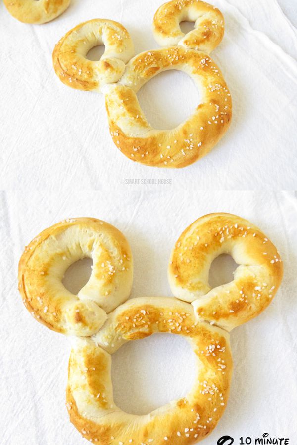 Mickey Pretzel Snacks - Snack Recipes for Kids