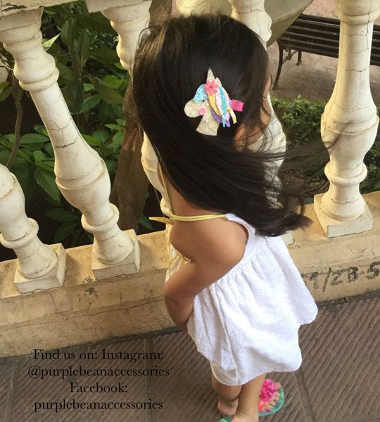 Unicorn Hair Clip - Cute Hair Clip for Kids