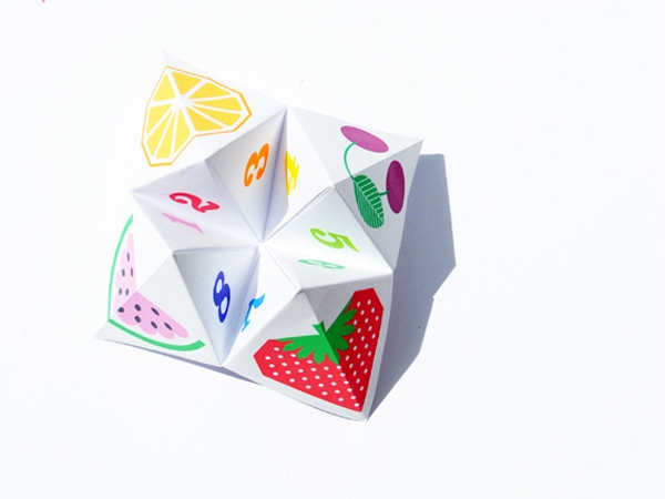 Origami Fortune Teller Craft - Toilet Paper Roll Crafts