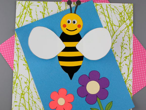 3D Bee Craft - Easy Paper Crafts for Kids