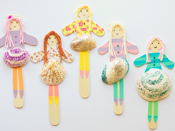 Shell People - Easy Seashell Crafts for Kids